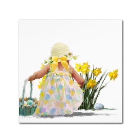 The Macneil Studio 'Easter Egg Hunt' Canvas Art,24x24